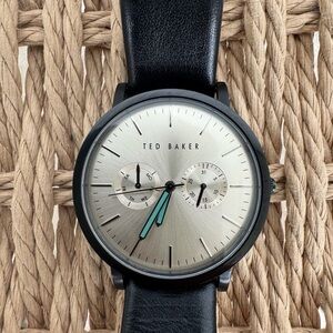 Ted Baker Black and Gold Watch